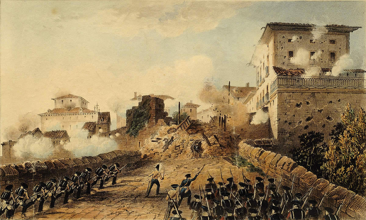 Battle of Behobia, May 1837