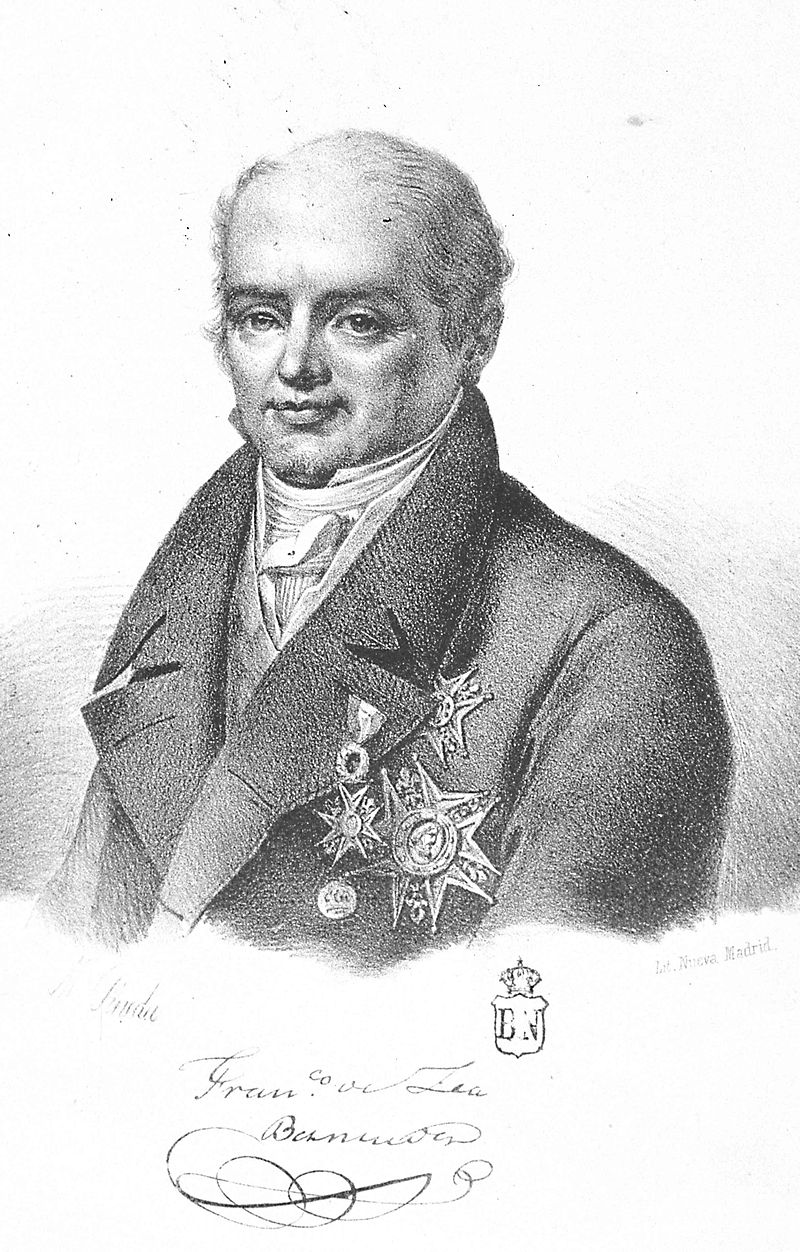 Francisco Cea Bermudez, an important official during the Trienio Liberal, presided over the 1832-1834 cabinet