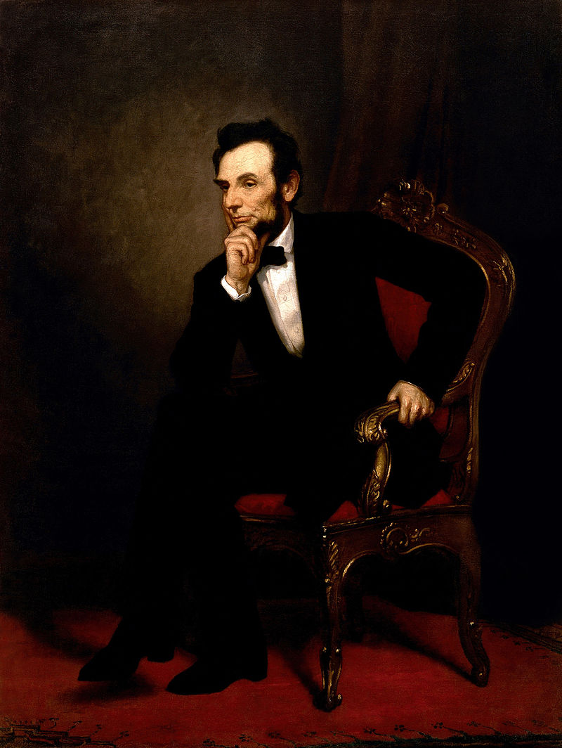 Abraham Lincoln, painting by George Peter Alexander Healy in 1869 | Stories Preschool