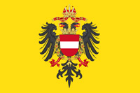 Flag of Habsburg Austria from 1685 to 1740