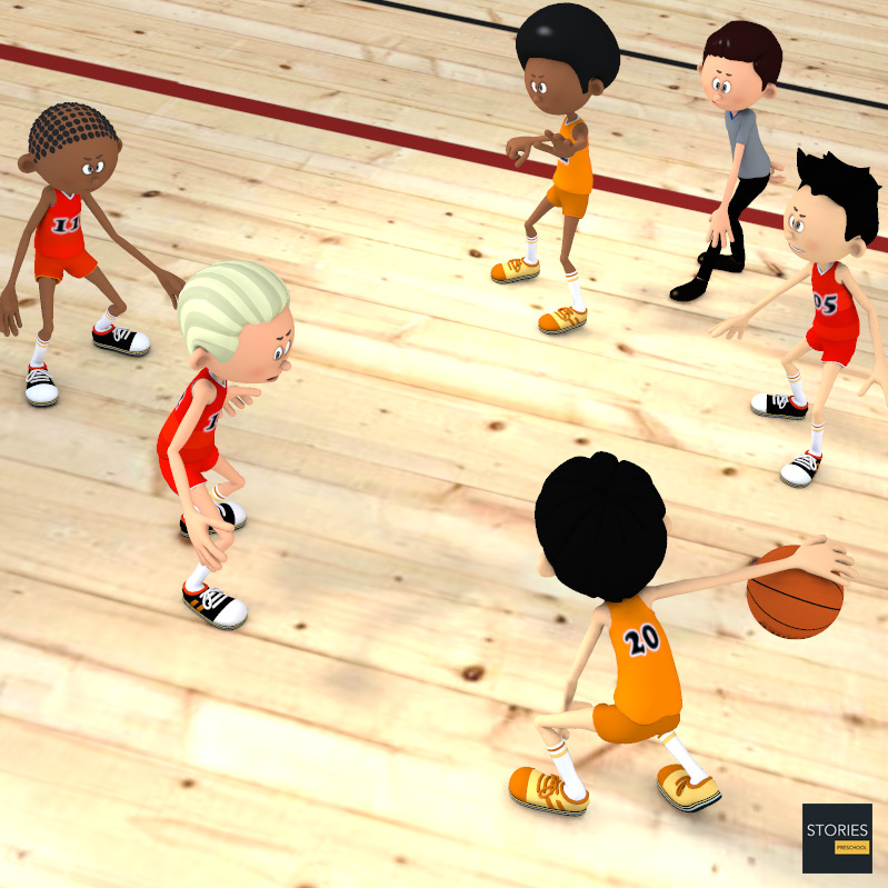 Basketball Mid court - Stories Preschool