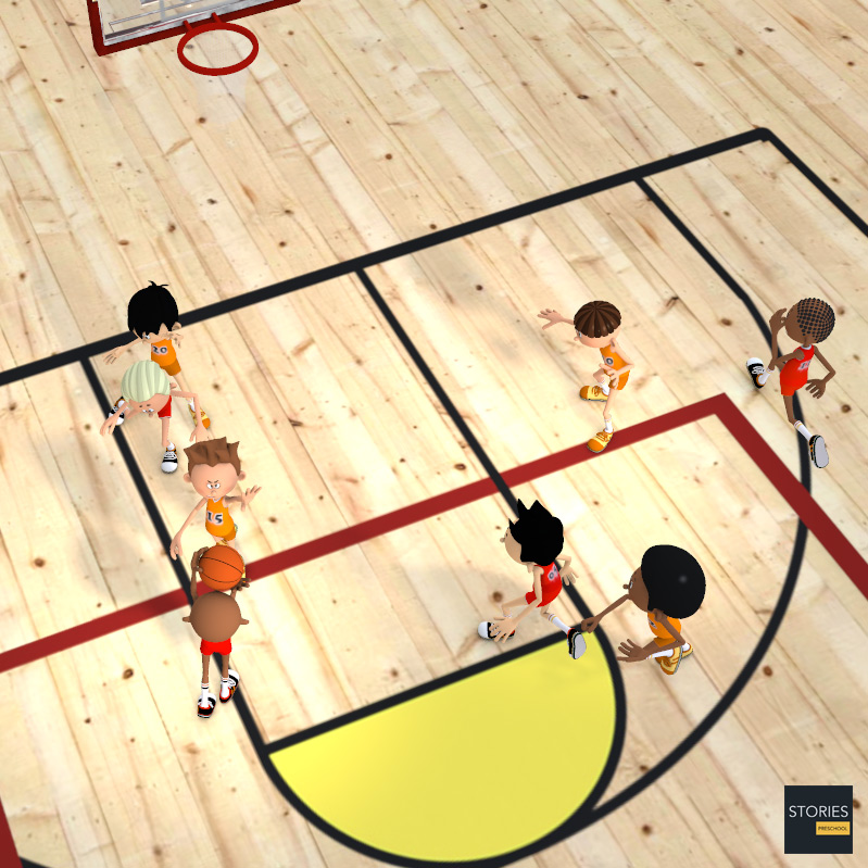Basketball Shot Clock - Stories Preschool