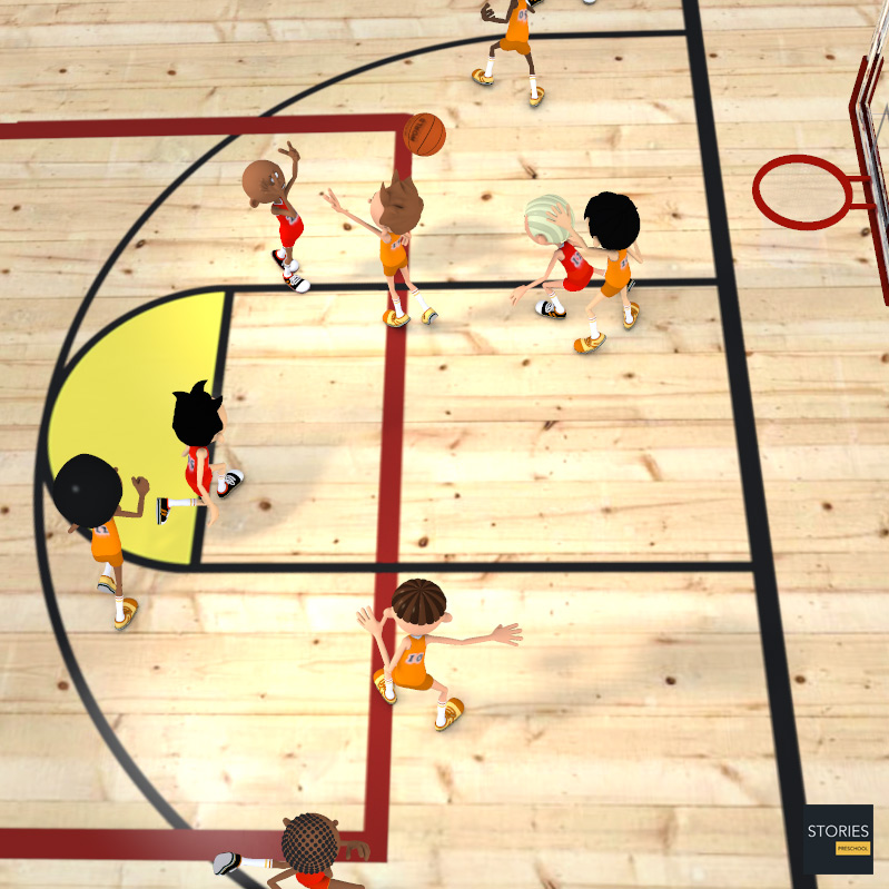 Basketball Point Guard - Stories Preschool