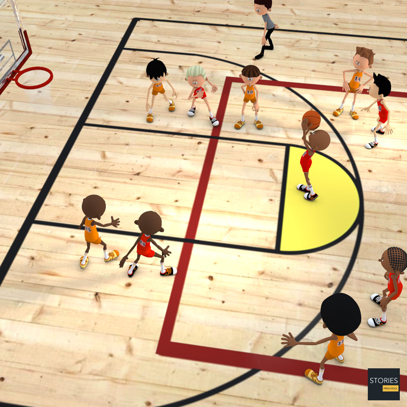 Basketball Free Throw - Stories Preschool