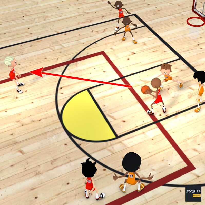 Basketball double team - Stories Preschool