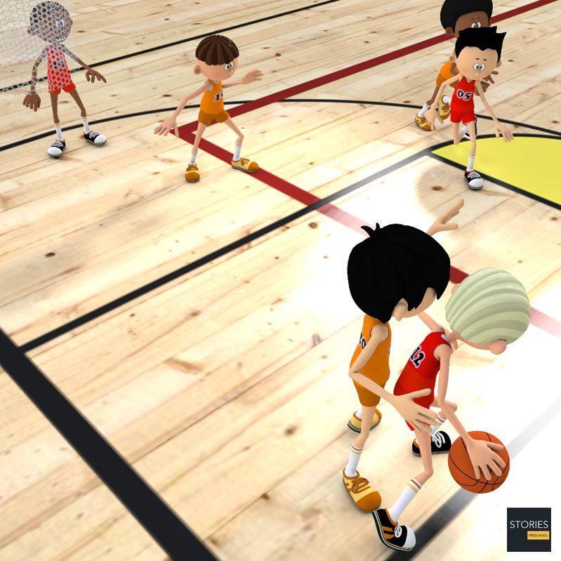 Basketball Dribble Drive Motion - Stories Preschool