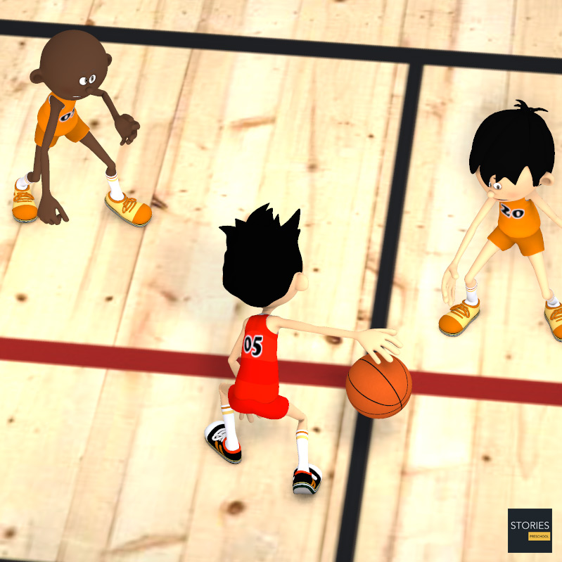 Basketball Match-up zone defense - Stories Preschool