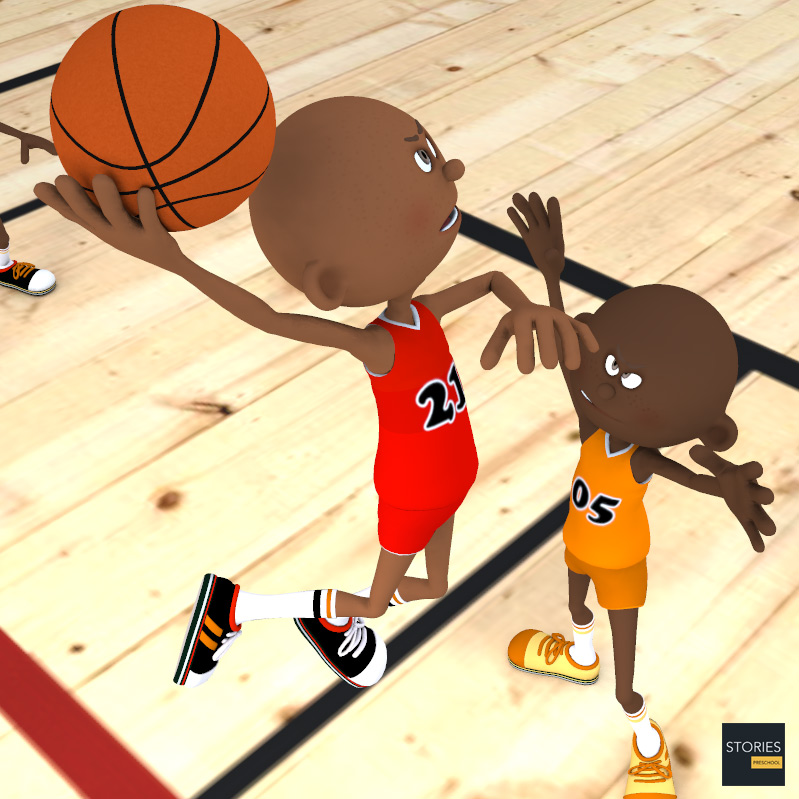 Basketball Hook Shot - Stories Preschool