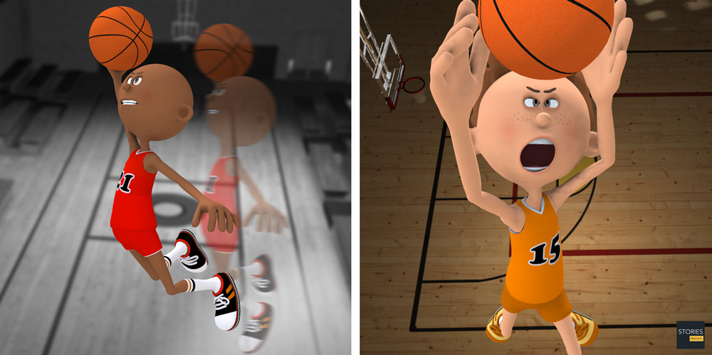 Basketball Slam Dunk - Stories Preschool