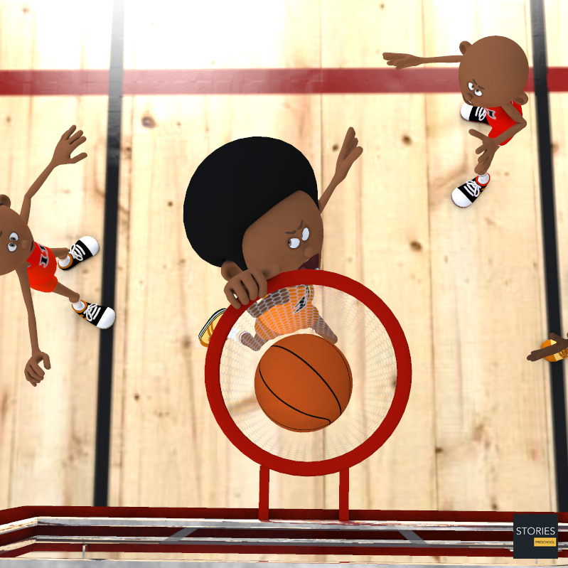 Basketball Free Throw Line - Stories Preschool