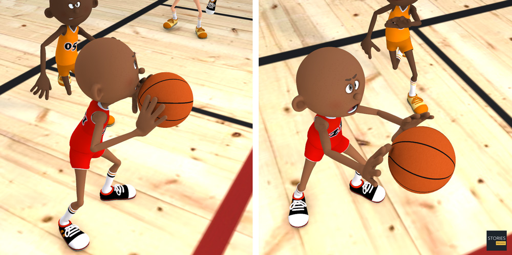 Basketball Chest Pass - Stories Preschool