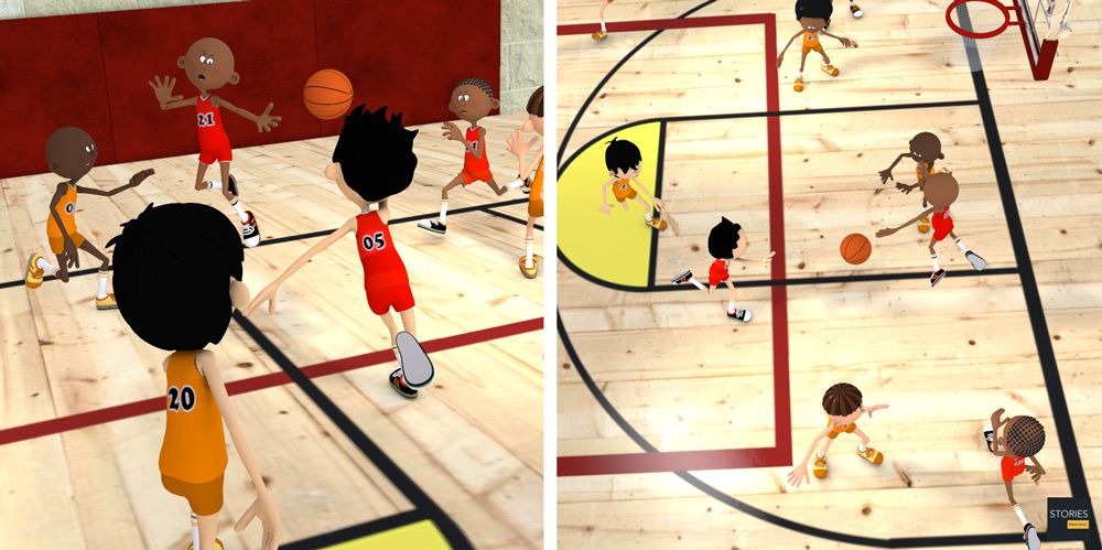 Basketball Jump Pass - Stories Preschool