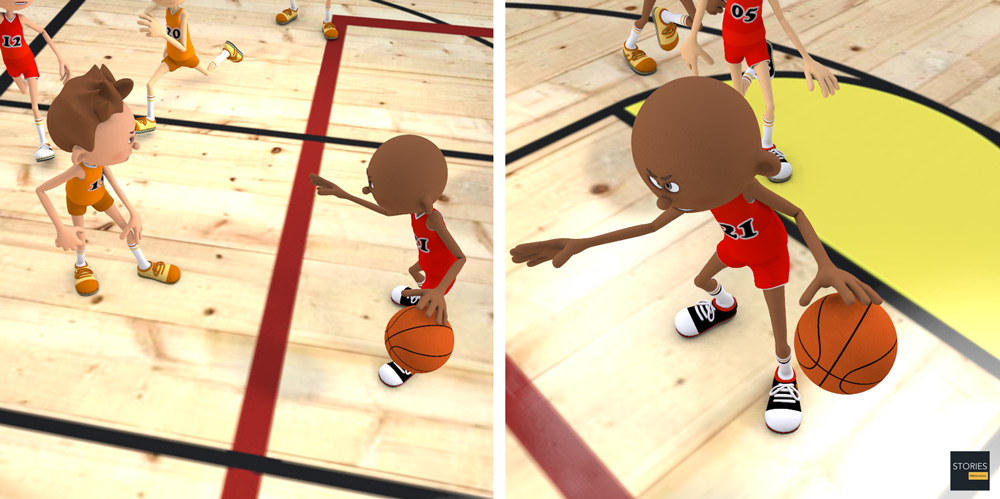 Basketball Hesitation Dribble - Stories Preschool