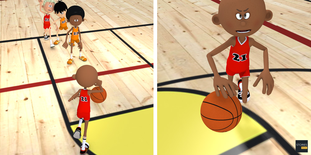 Basketball Dribbling - Stories Preschool