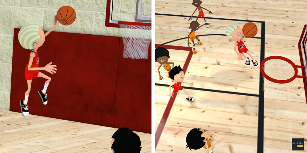 Basketball Overhand Shot - Stories Preschool