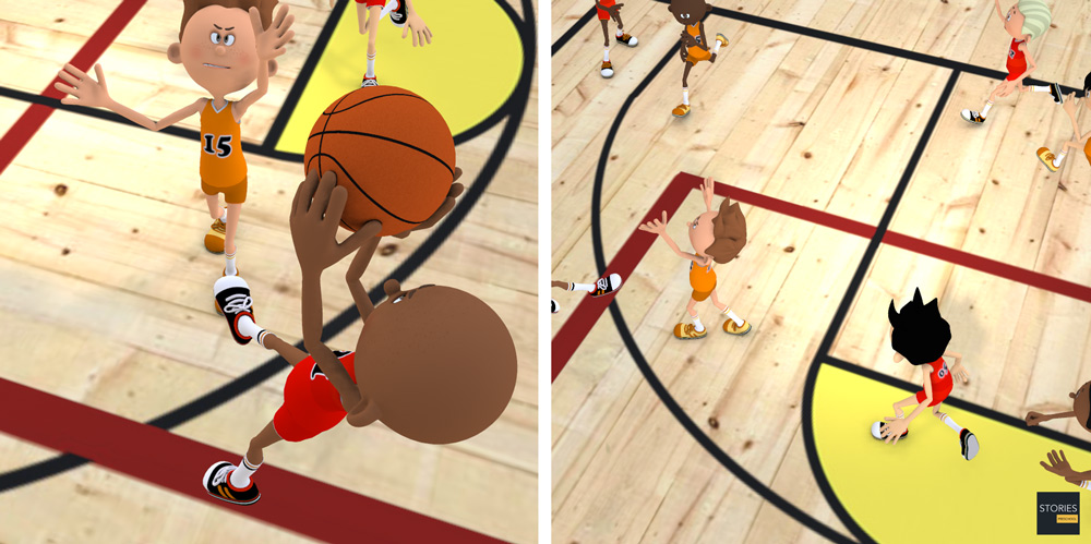 Basketball Grinnell System - Stories Preschool