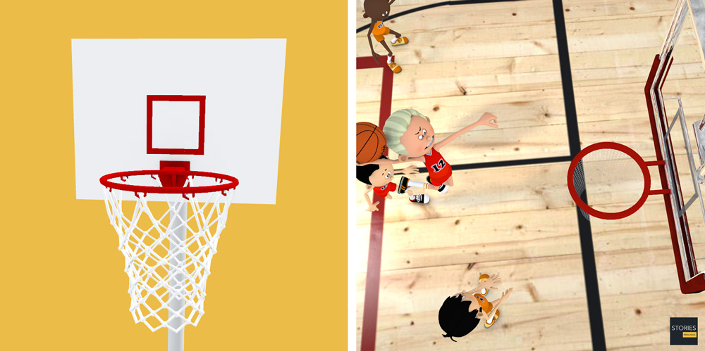 Basketball Backboard - Stories Preschool