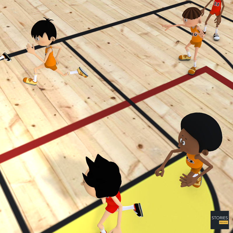 Basketball Gameplay - Stories Preschool