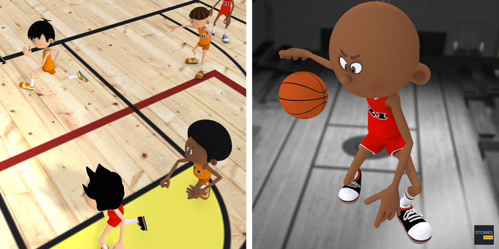 Basketball Point Guard - Stories Preschool