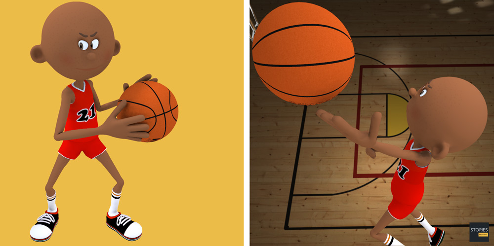 Basketball Shooting Guard - Stories Preschool