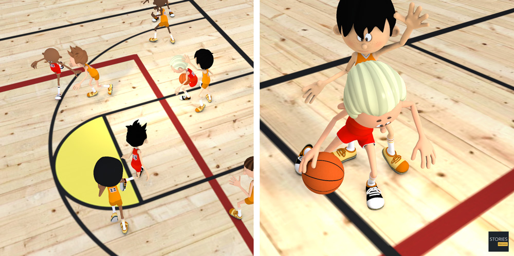 Basketball Small Forward - Stories Preschool