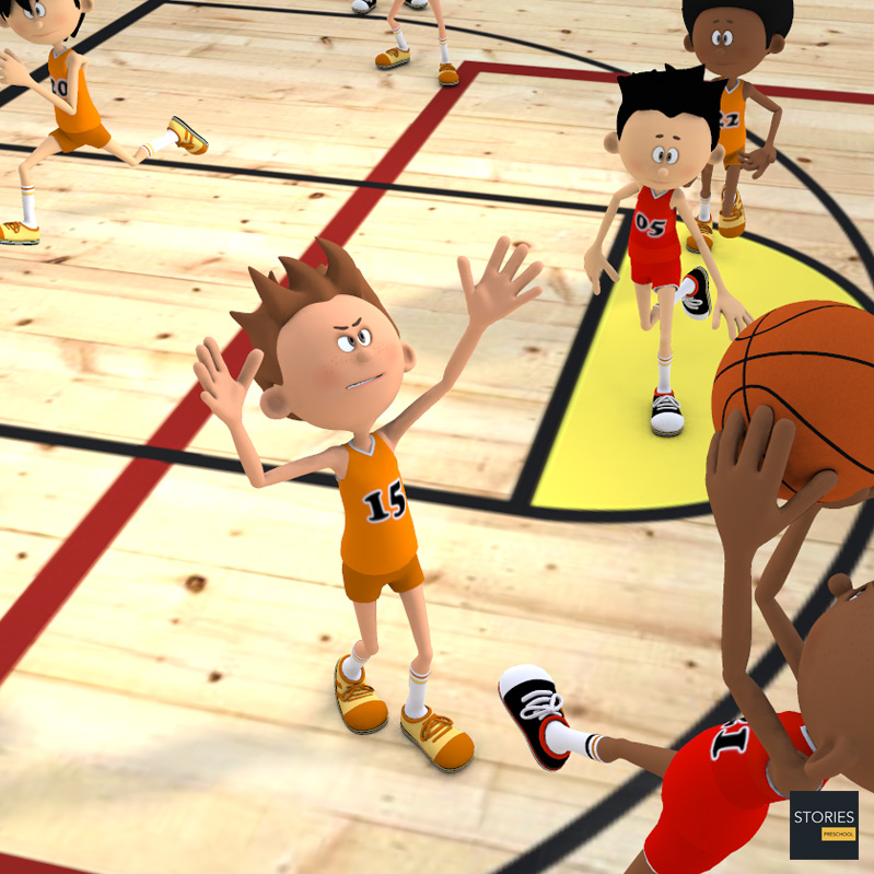 Basketball Blocking - Stories Preschool