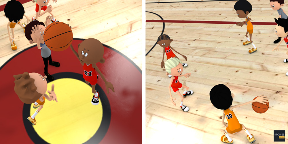 Basketball Jump Ball - Stories Preschool