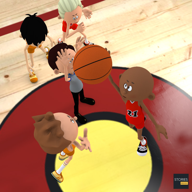 Basketball Jump Ball - Stories Preschool
