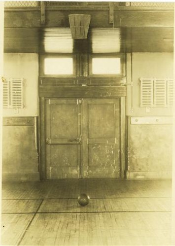 The first basketball court at Springfield College in Springfield, Massachusetts, USA