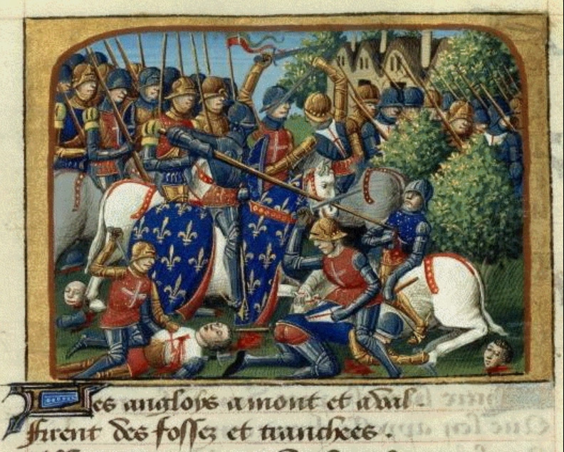 The Battle of Formigny by Martial d'Auvergne