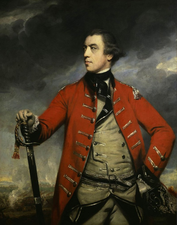 General John Burgoyne was referred to by some as Gentleman Johnny for his manners (portrait by Sir Joshua Reynolds, c. 1760)