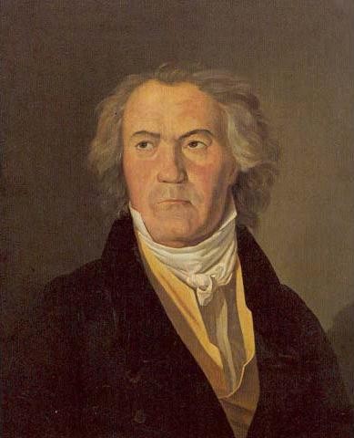 Beethoven in 1823 by Ferdinand Georg Waldmüller