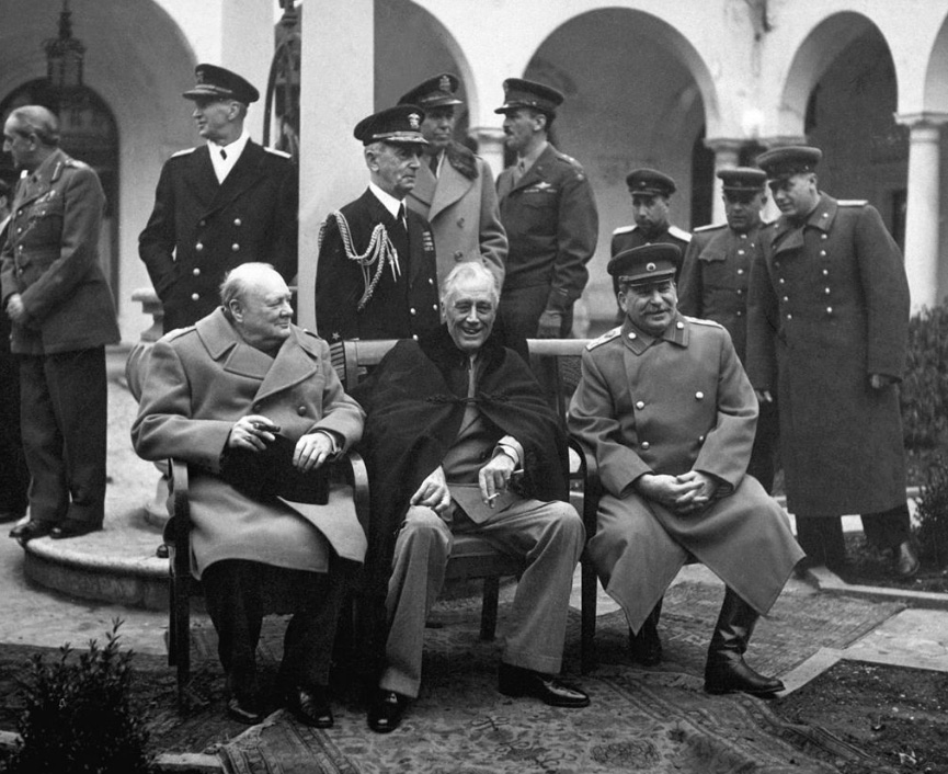 The Big Three at the Yalta Conference: Winston Churchill, Franklin D. Roosevelt and Joseph Stalin, 1945 | Stories Preschool