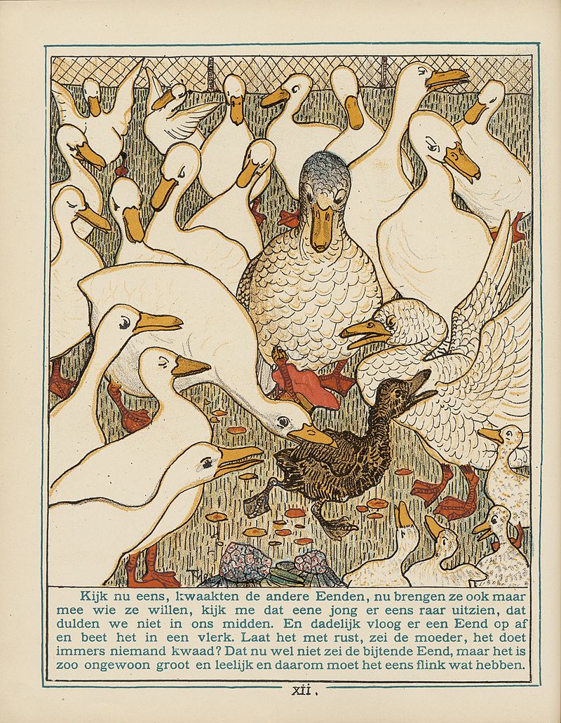 The Ugly Duckling, book illustration by Theo van Hoytema