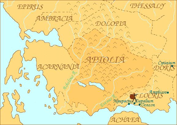 The ancient Region of Aetolia, Greece