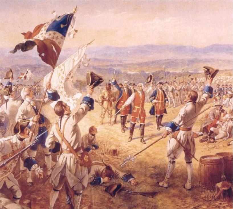 The Victory of Montcalm's Troops at Carillon by Henry Alexander Ogden
