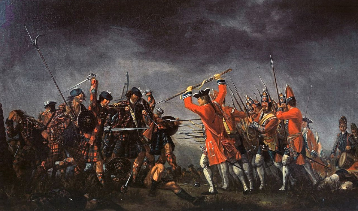 Wolfe served during the Jacobite Rising, where he fought at the decisive Battle of Culloden