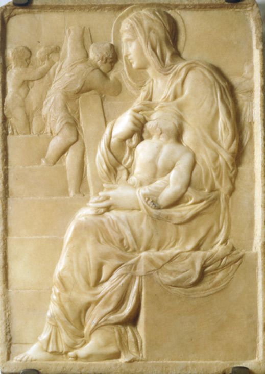 The Madonna of the Stairs (1490–92), Michelangelo's earliest known work in marble