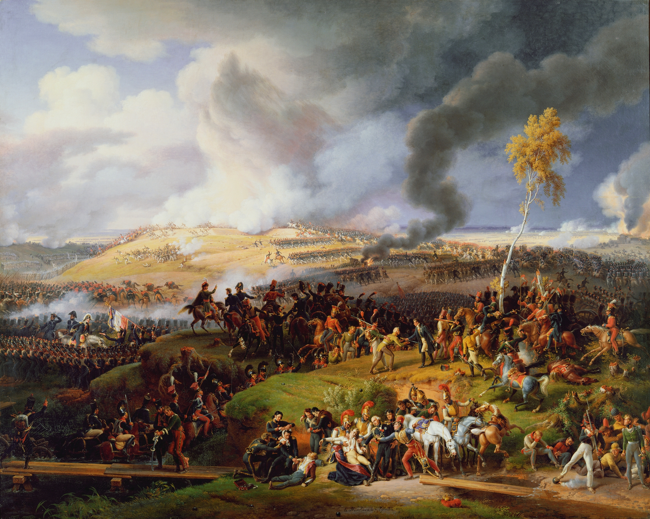 The Battle of Borodino as depicted by Louis Lejeune. The battle was the largest and bloodiest single-day action of the Napoleonic Wars