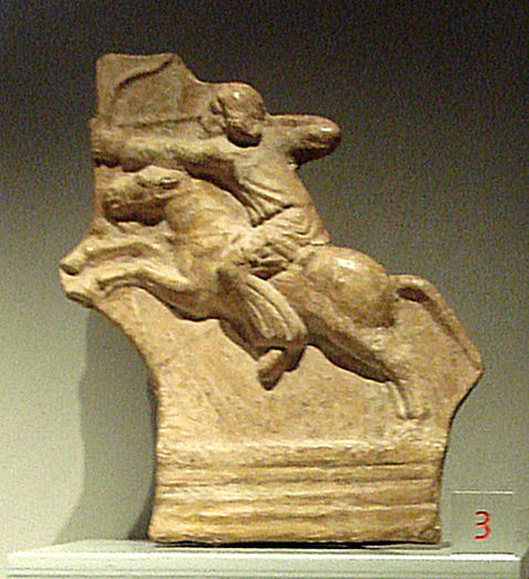 Relief depicting a Parthian horse-archer. Highly skilled and mobile, they formed the backbone of the Parthian army. In combination with the heavy cataphract cavalry they formed a very effective force that had already annihilated a Roman army at Carrhae.