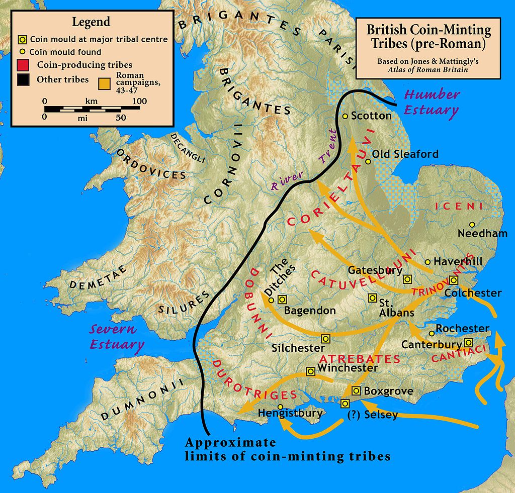 Campaigns under Aulus Plautius, focused on the commercially valuable southeast of Britain