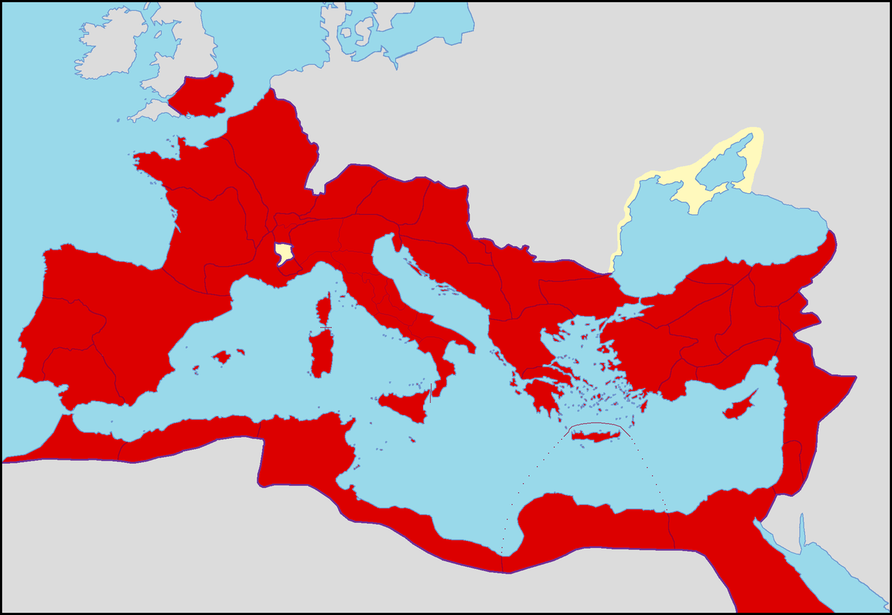 The Roman Empire in 54