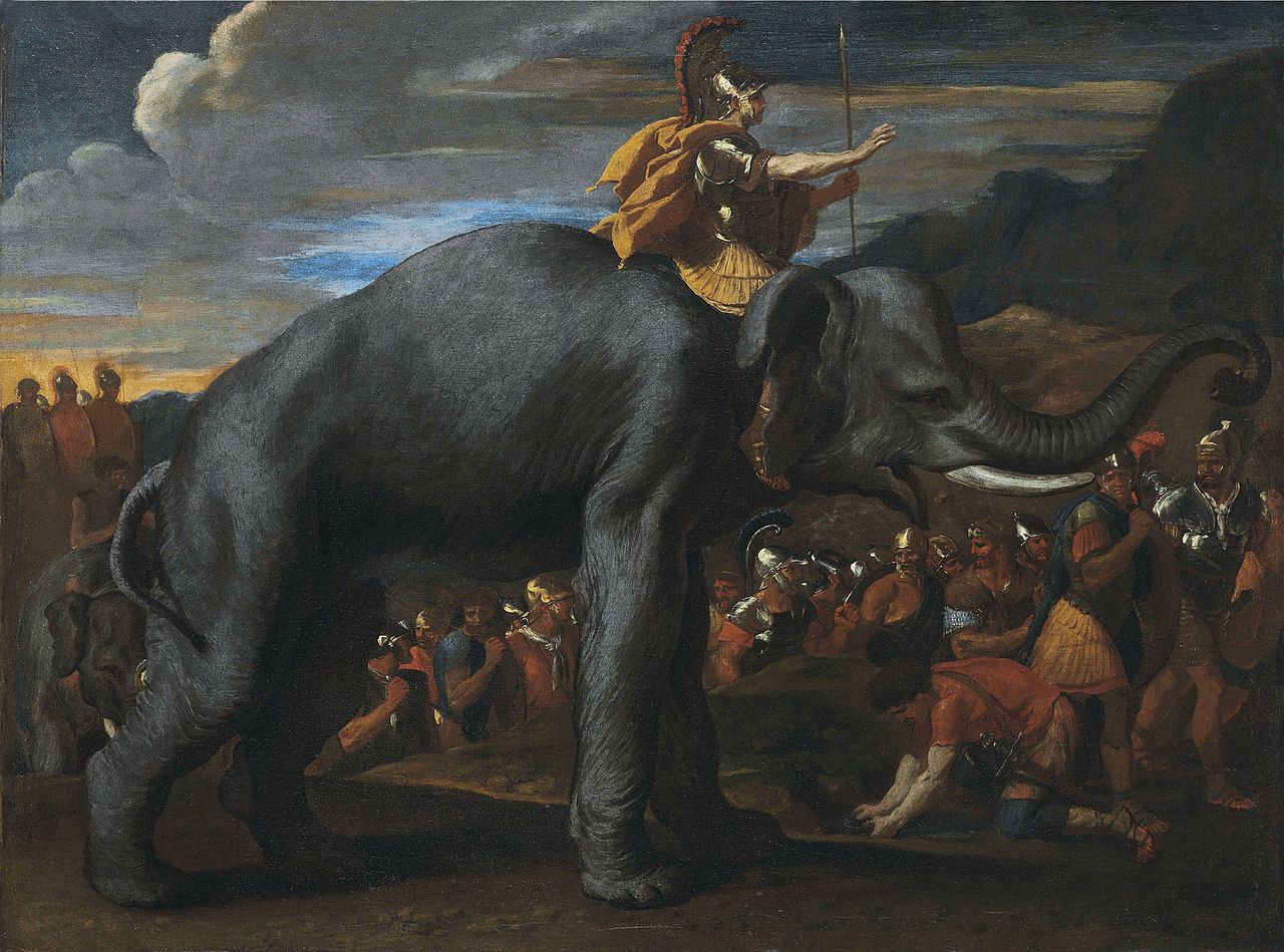 Hannibal won fame for trekking across the Alps with 37 war elephants. His surprise tactics and brilliant strategies put Rome against the ropes