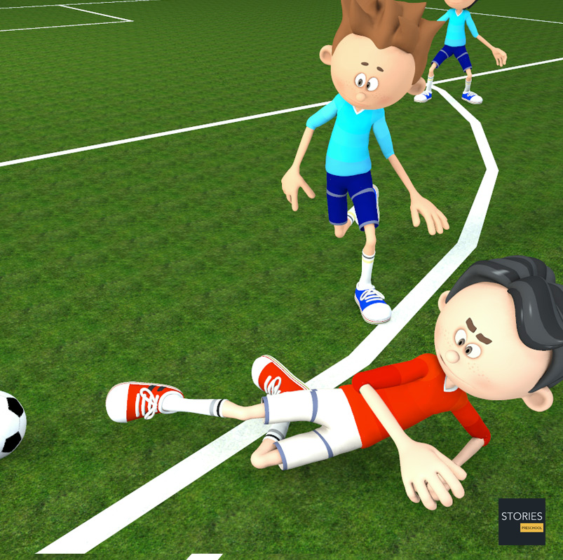 Soccer The man-to-man defense - Stories Preschool