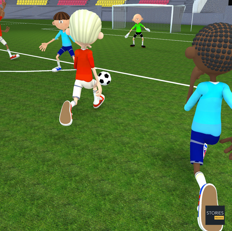 Soccer Zone Defence - Stories Preschool