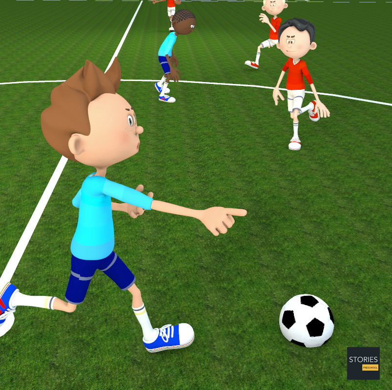 Soccer Centre Midfielder - Stories Preschool