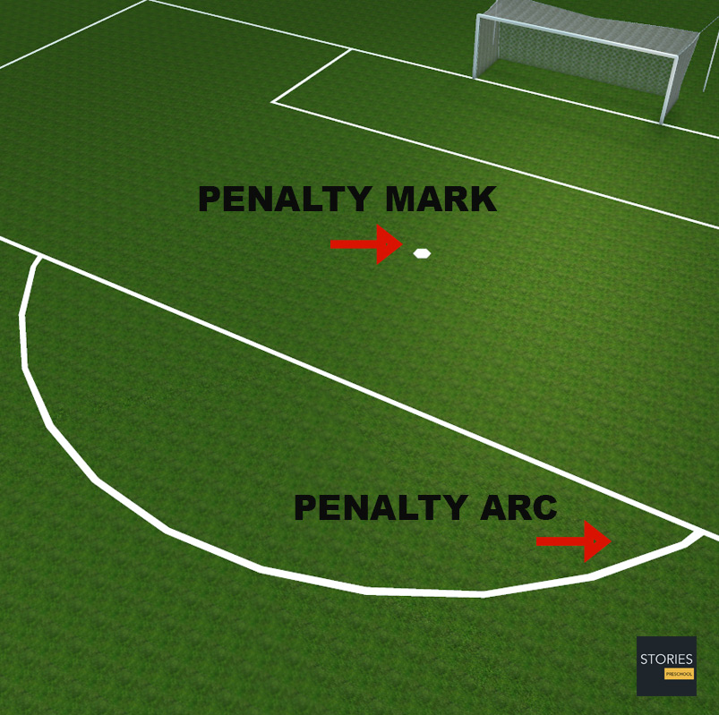 Soccer Penalty Mark - Stories Preschool