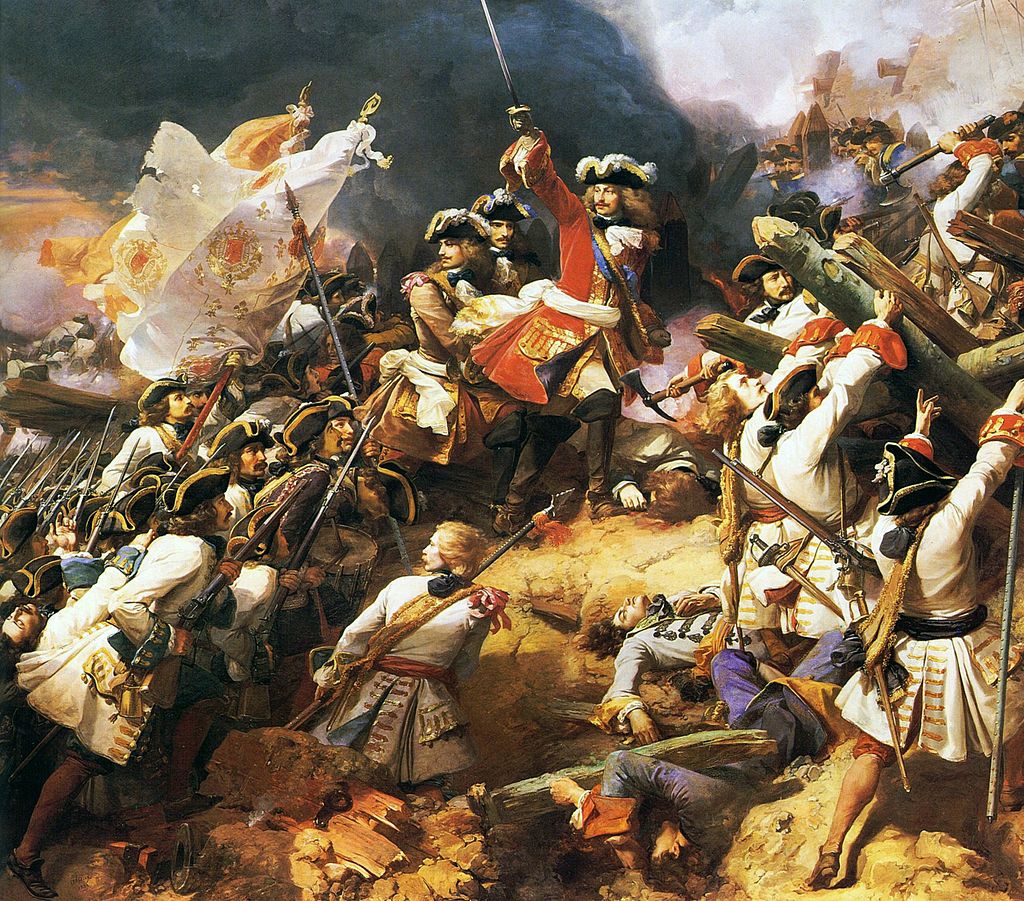 Battle of Denain, by Jean Alaux. In Napoleon's words, Denain saved France