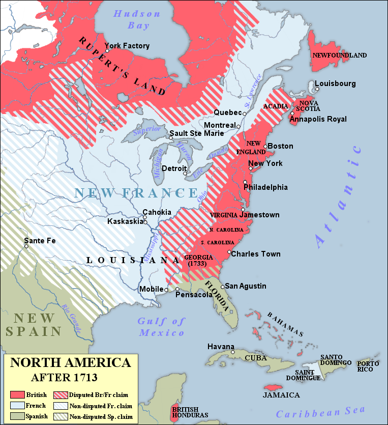 North America in the years following the War of the Spanish Succession. The war in North America was named Queen Anne's War by British colonists