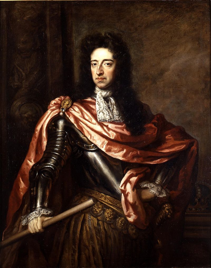 Portrait of King William III (1650–1702) by Godfrey Kneller. William III was Louis XIV's greatest long-standing rival, but he died before the declaration of war